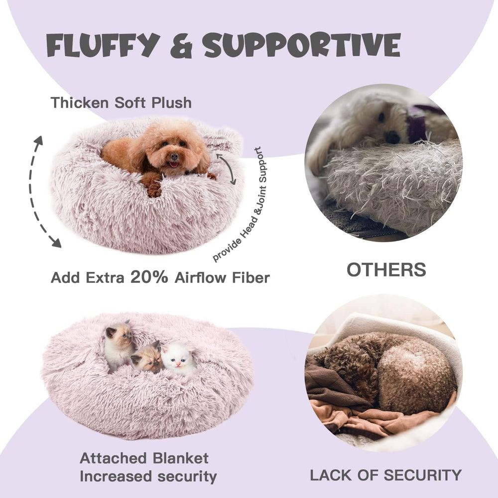 Cama grande Himax para perros, diseño calmante para dormir mejor