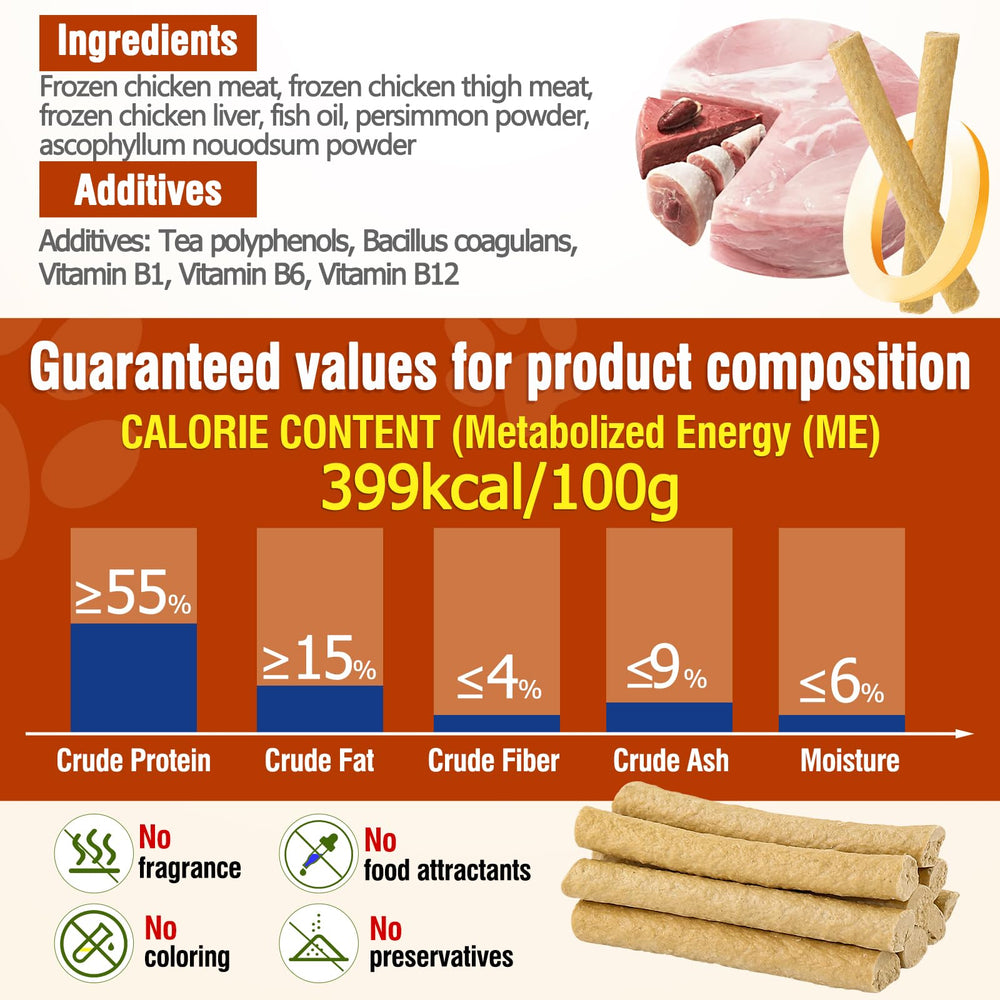Hkpetie snack dental liofilizado, conserva sabor y nutrientes.