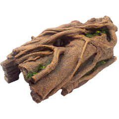 Hoeine tronco hueco grande para reptiles, refugio natural para esconderse y explorar