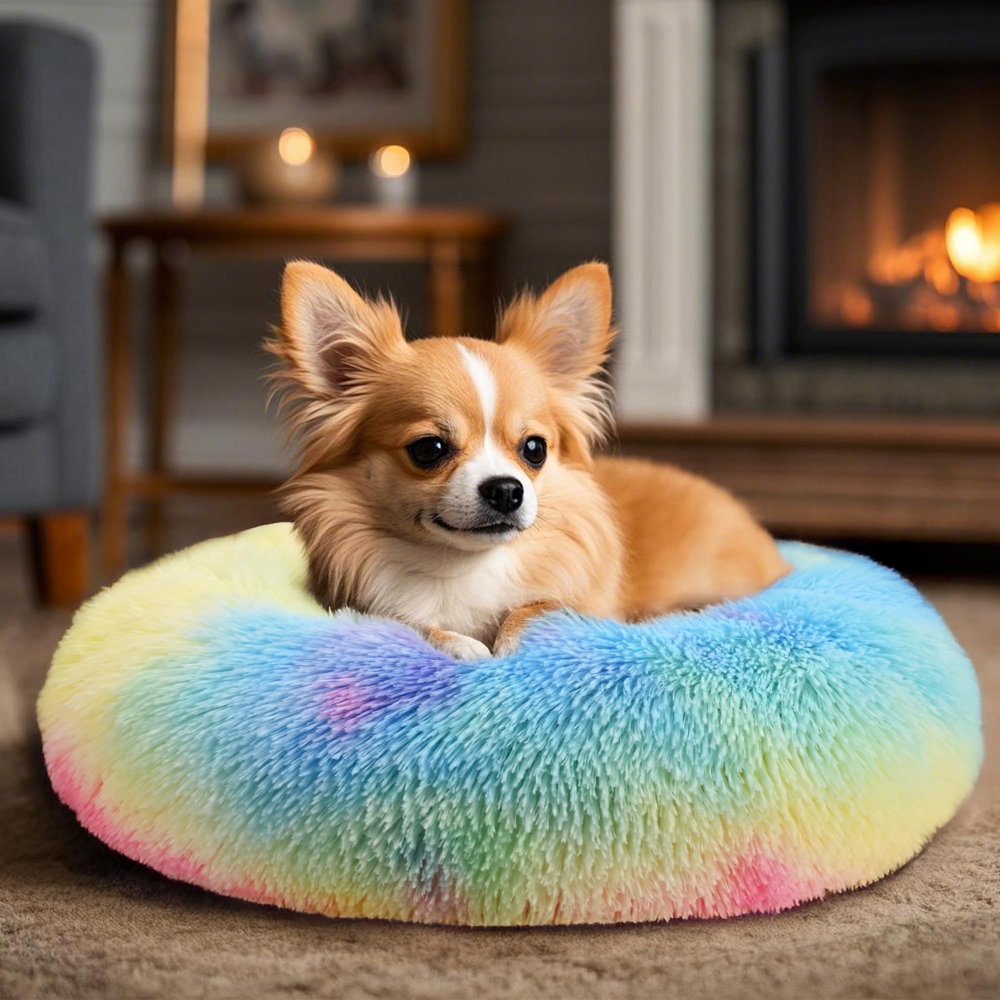 Hoewina cama donut base impermeable y antideslizante, estabilidad.