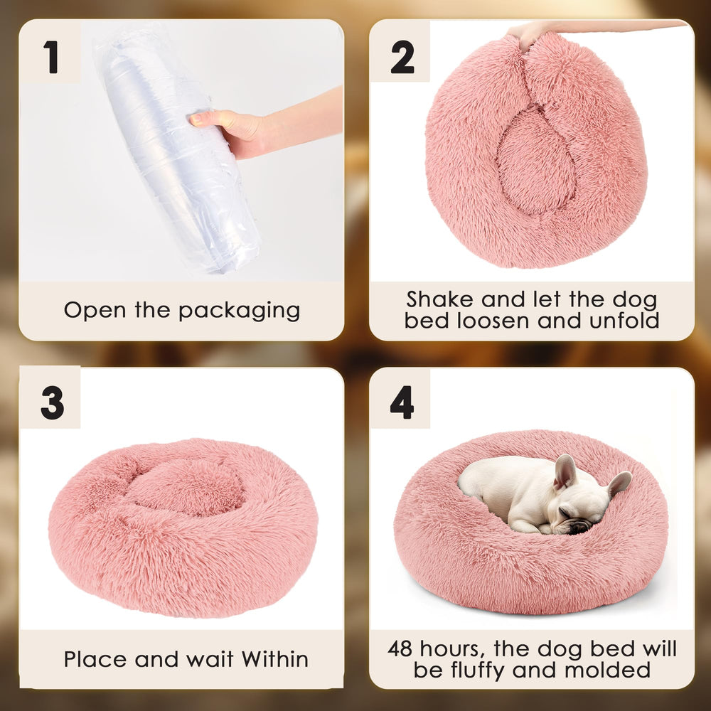 Hoewina cama para perros pequeños base impermeable y antideslizante para seguridad.