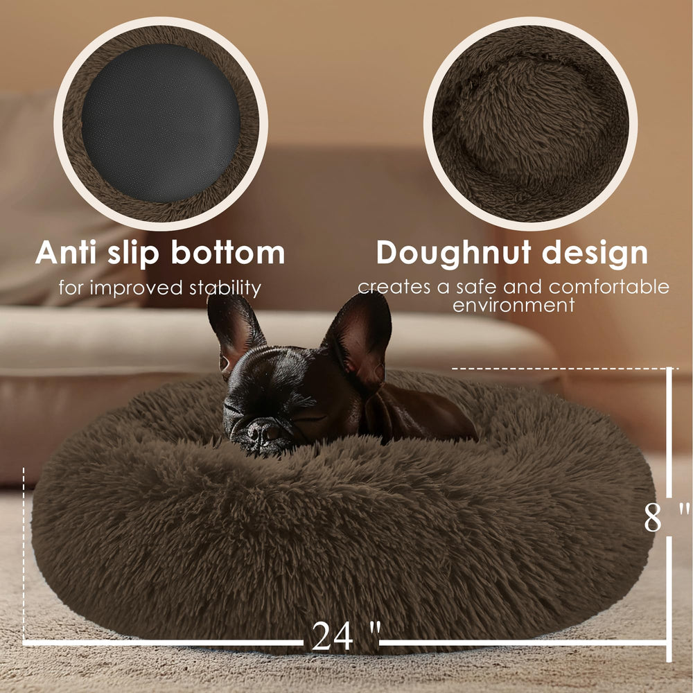 Hoewina cama para perros pequeños, lavable a mano, fácil de limpiar después de juegos activos.