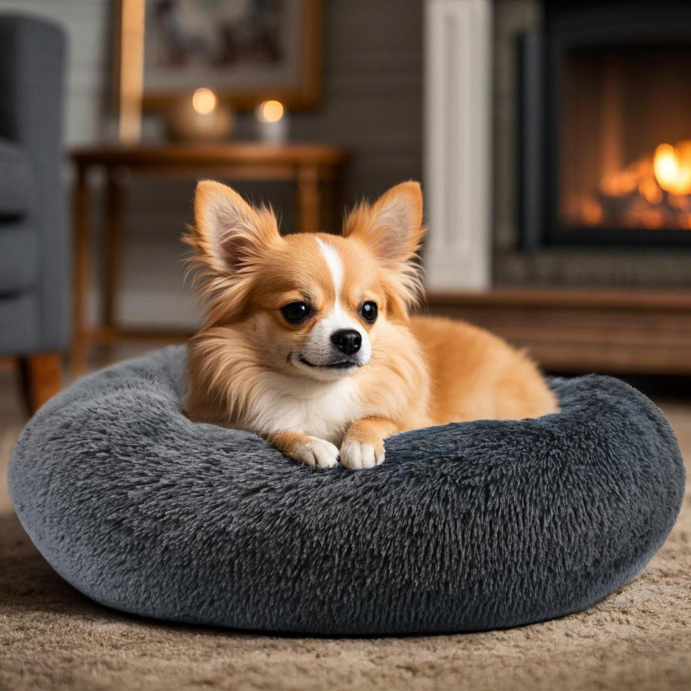 Hoewina cama para perros pequeños base antideslizante para mayor estabilidad.