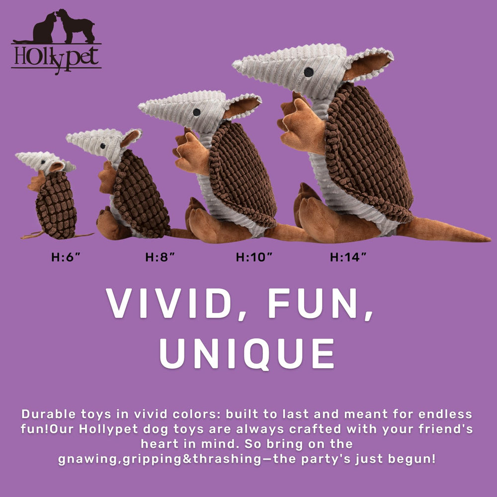 Armadillo Hollypet con diseño llamativo y colores variados para mascotas
