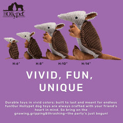Armadillo Hollypet con diseño llamativo y colores variados para mascotas