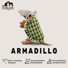 Hollypet Armadillo materiales duraderos que resisten juego en interiores o exteriores.