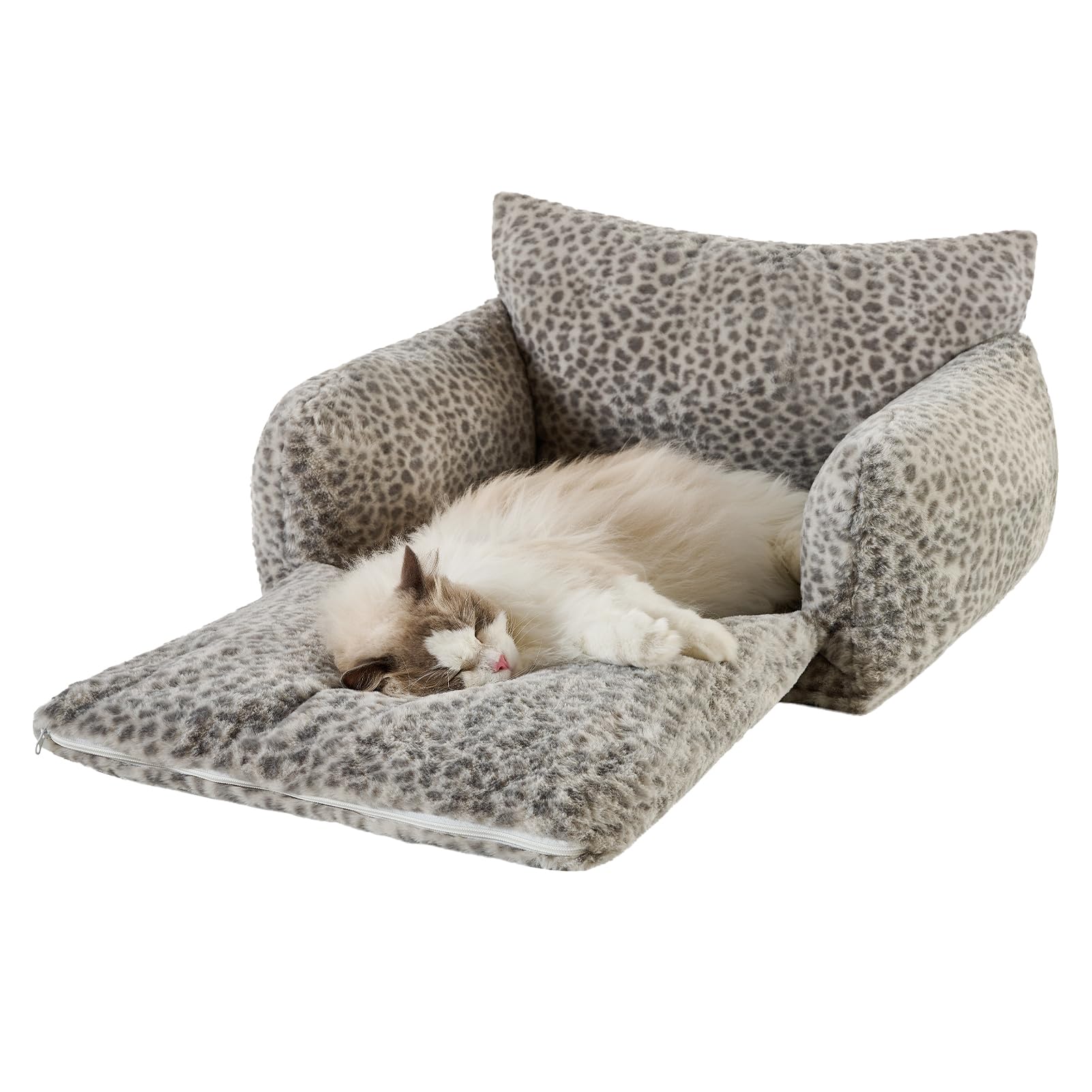 Hollypet cama gato con espuma-nido, soporte suave para descansar.