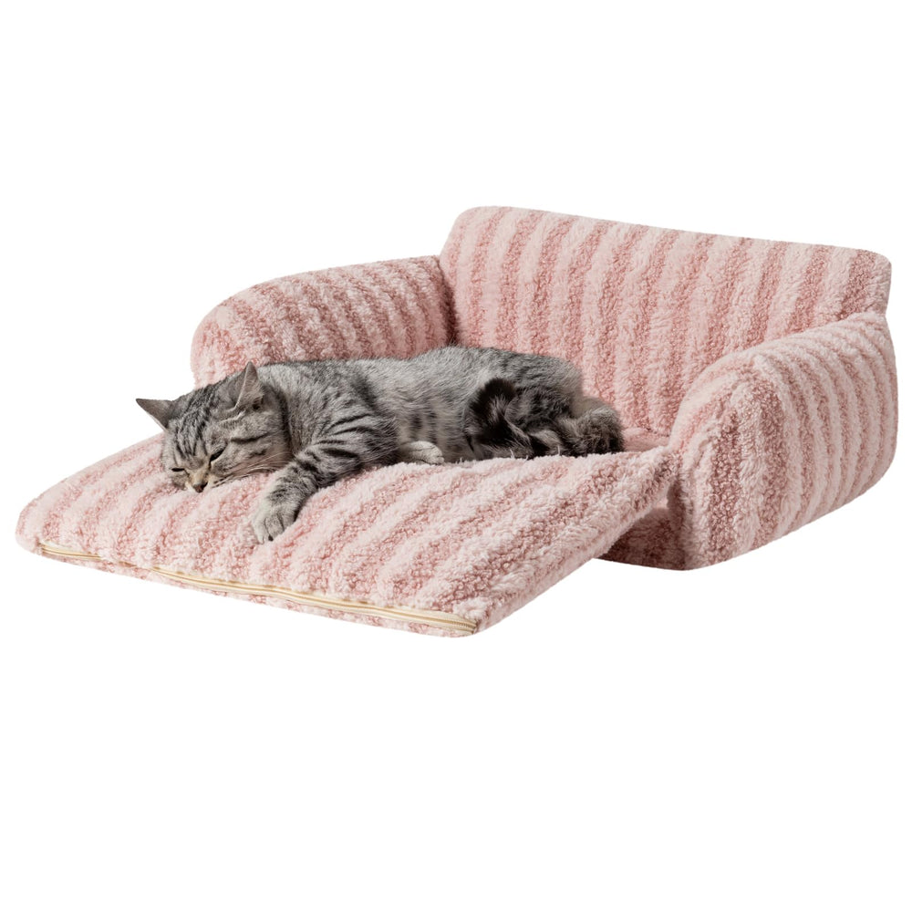 Hollypet cama gato espuma-panales: soporte suave para músculos.