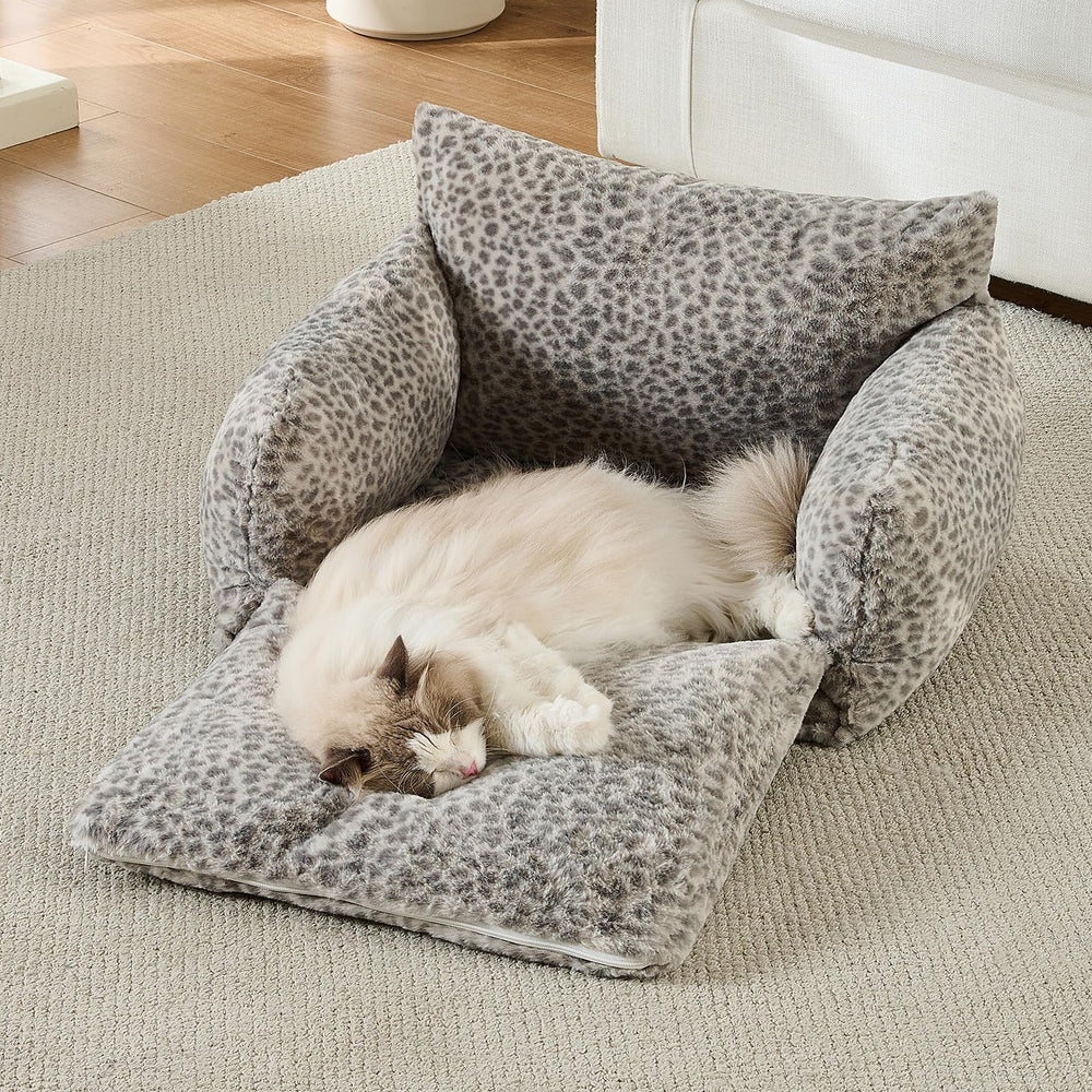 Hollypet cama gato XS, ideal para gatitos y espacios pequeños.
