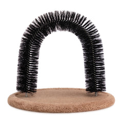 Hollypet cepillo de arco fijo en base para grooming estable.