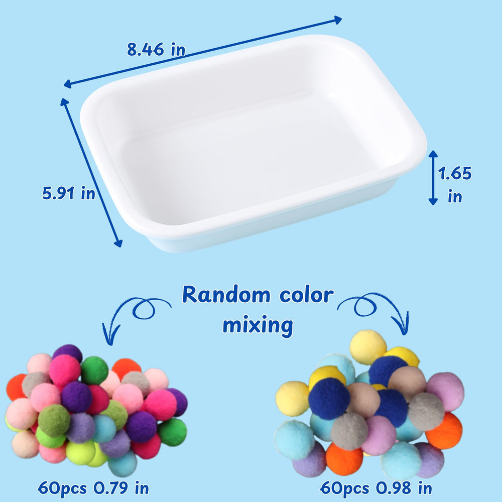 Homedy bolsa lavandería malla: recogida rápida para reutilizar pom-poms.