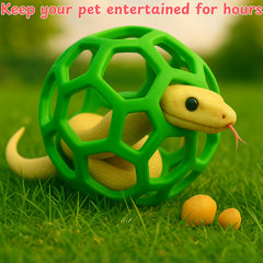 Homedy Crafts hamaca-escaladora para reptiles: refugio elevado con malla verde.
