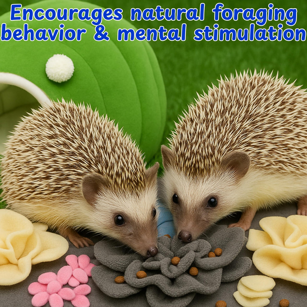 Uso en jaula de Homedy Crafts para enriquecer a animales pequeños.