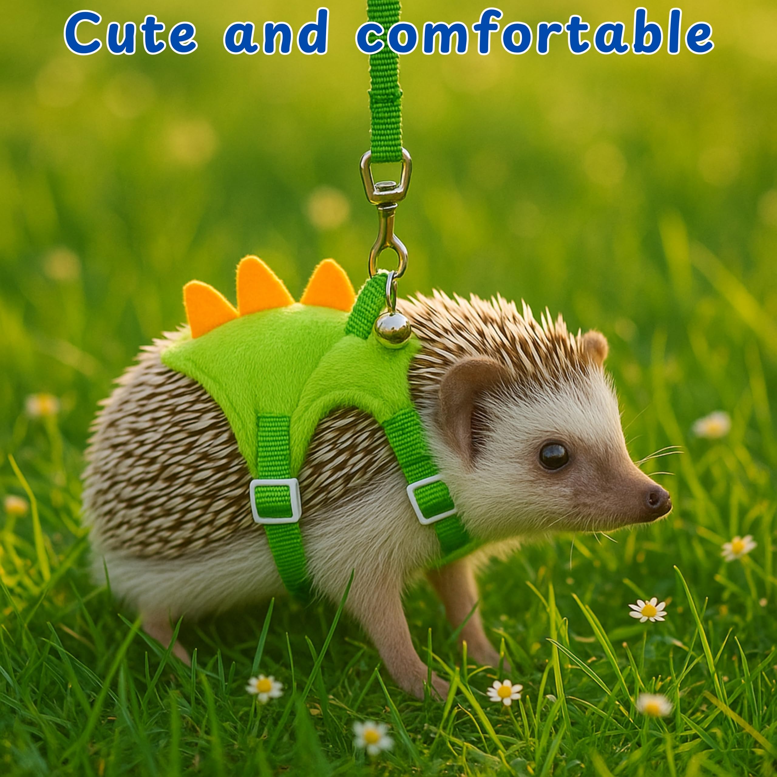 Homedy Crafts conjunto erizo verde, versátil para mascotas pequeñas