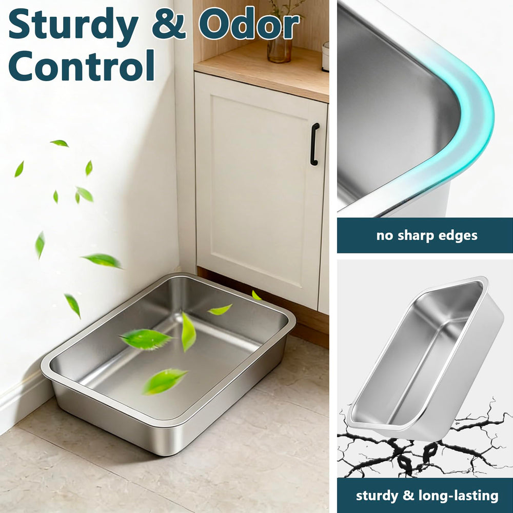 Homegroove, caja lítter borde seguro y ergonómico, comodidad durante el uso.