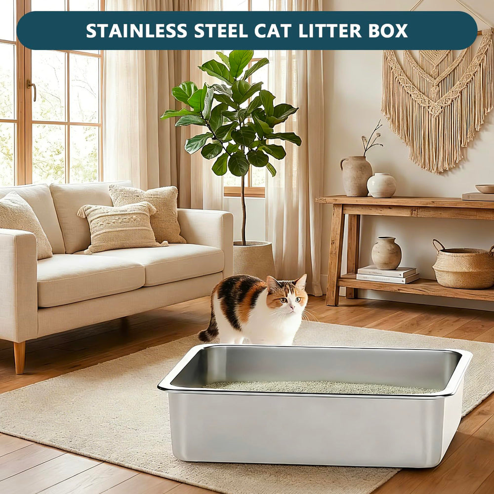 Homegroove, caja lítter dimensiones jumbo, ideal para gatos grandes.