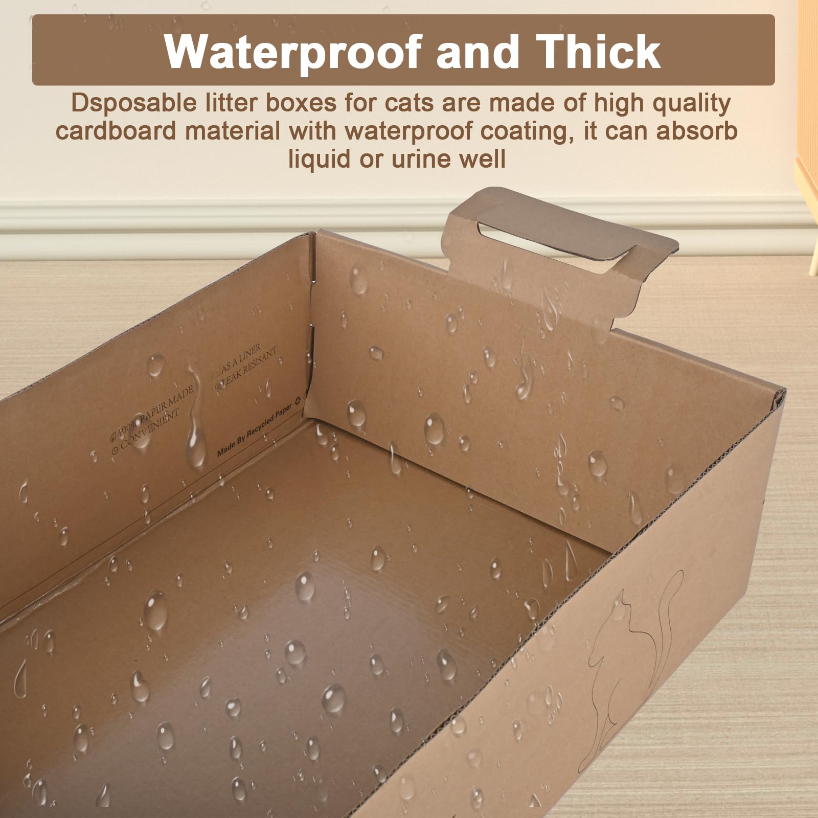 HomeGroove extra thick cardboard construction for sturdy use