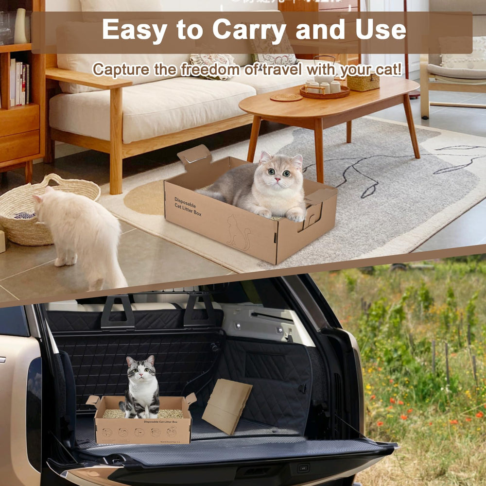 HomeGroove travel litter box ideal for trips and hotel stays
