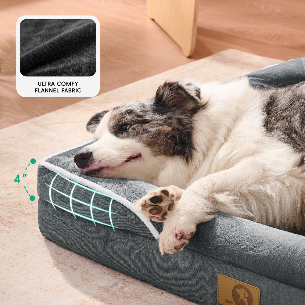 Diseño de cuatro lados de apoyo en la cama Homemate para perros