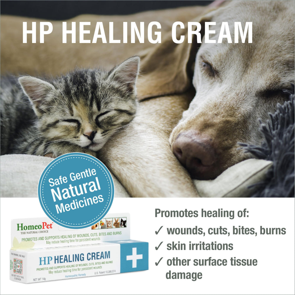 HomeoPet HP Crema Curativa zona de corte: apoyo para la recuperación superficial
