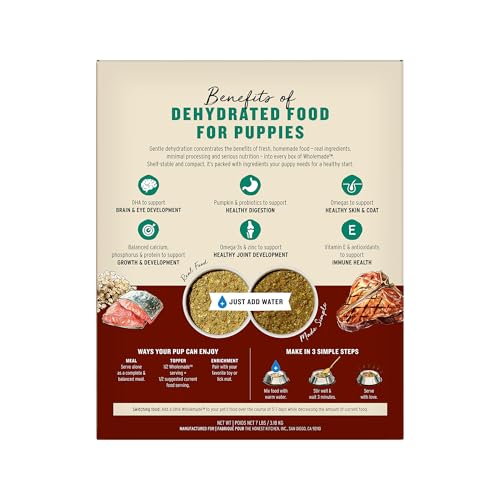 The Honest Kitchen WholeMade Puppy, deshidratado para conservar sabor y nutrición en cada comida