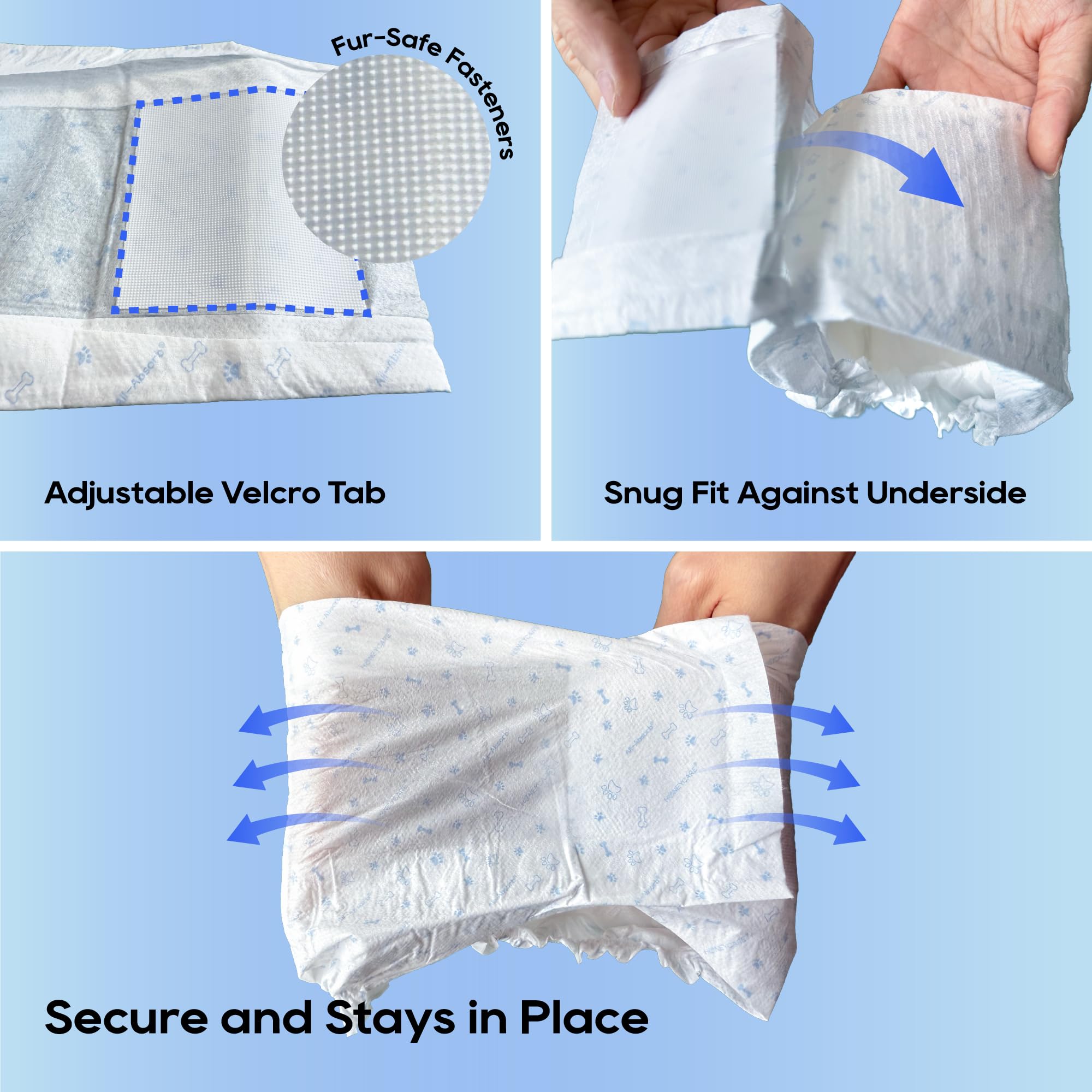 Honey Care All-Absorb - indicador de humedad visible para saber cuándo cambiar