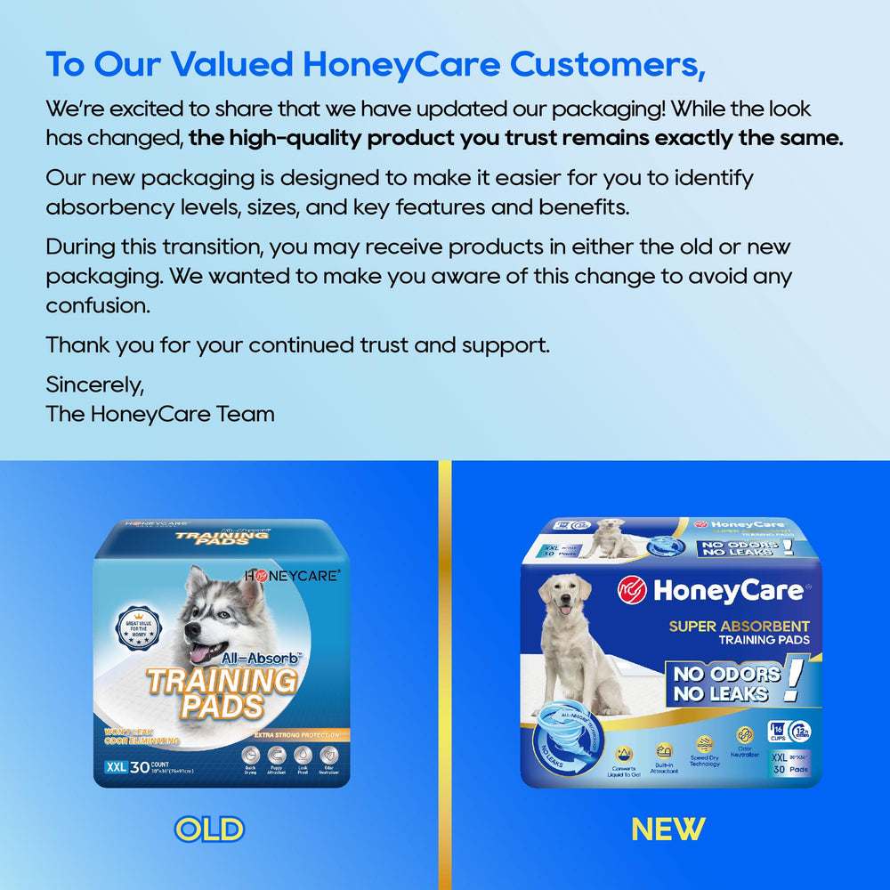 HONEY CARE All-Absorb XXL tapete de secado rápido para cachorros y perros.