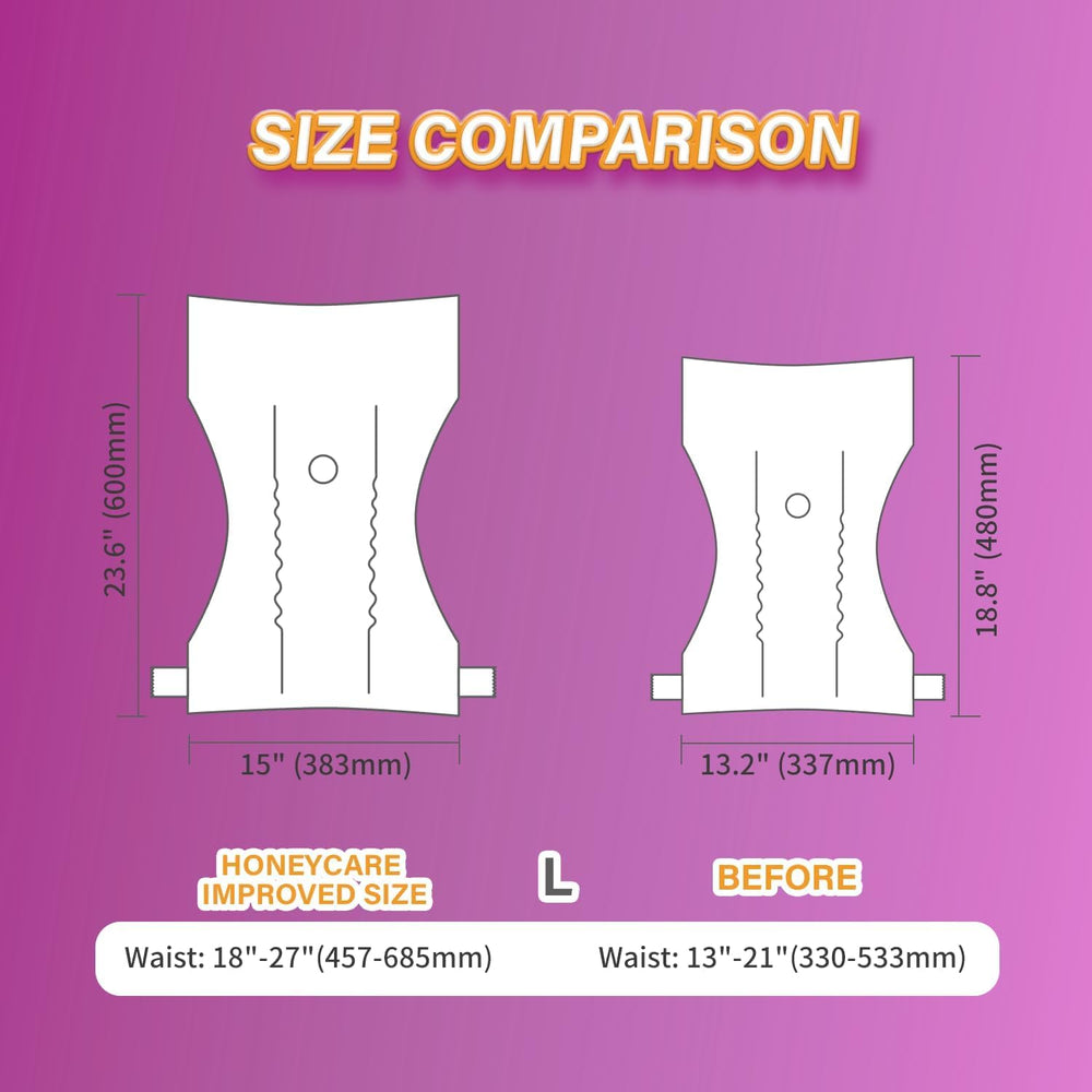 Honey Care pañales desechables para perra talla L, ajuste cómodo gracias a tejido transpirable.