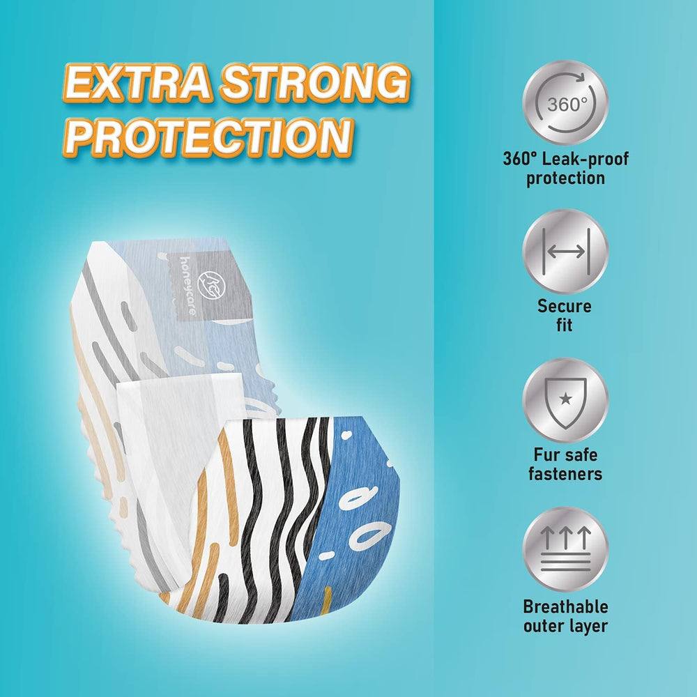 Honey Care Petrichor wrap ajuste seguro con cierres reajustables para un ajuste cómodo.