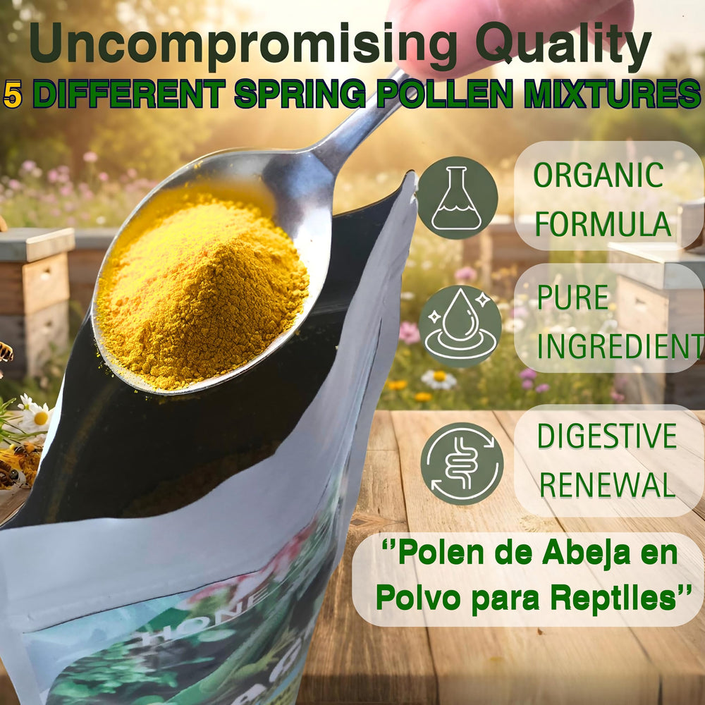 Polen de abeja HONEY&SUN como complemento al calcio.