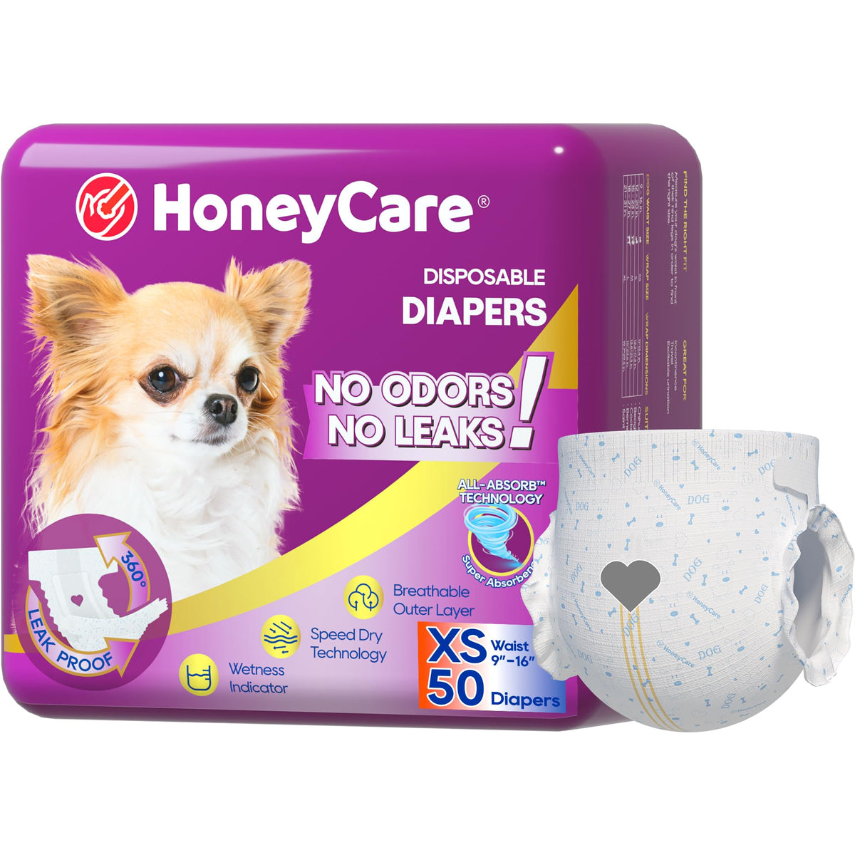 Honey Care All-Absorb: exterior transpirable para mayor comodidad del perro