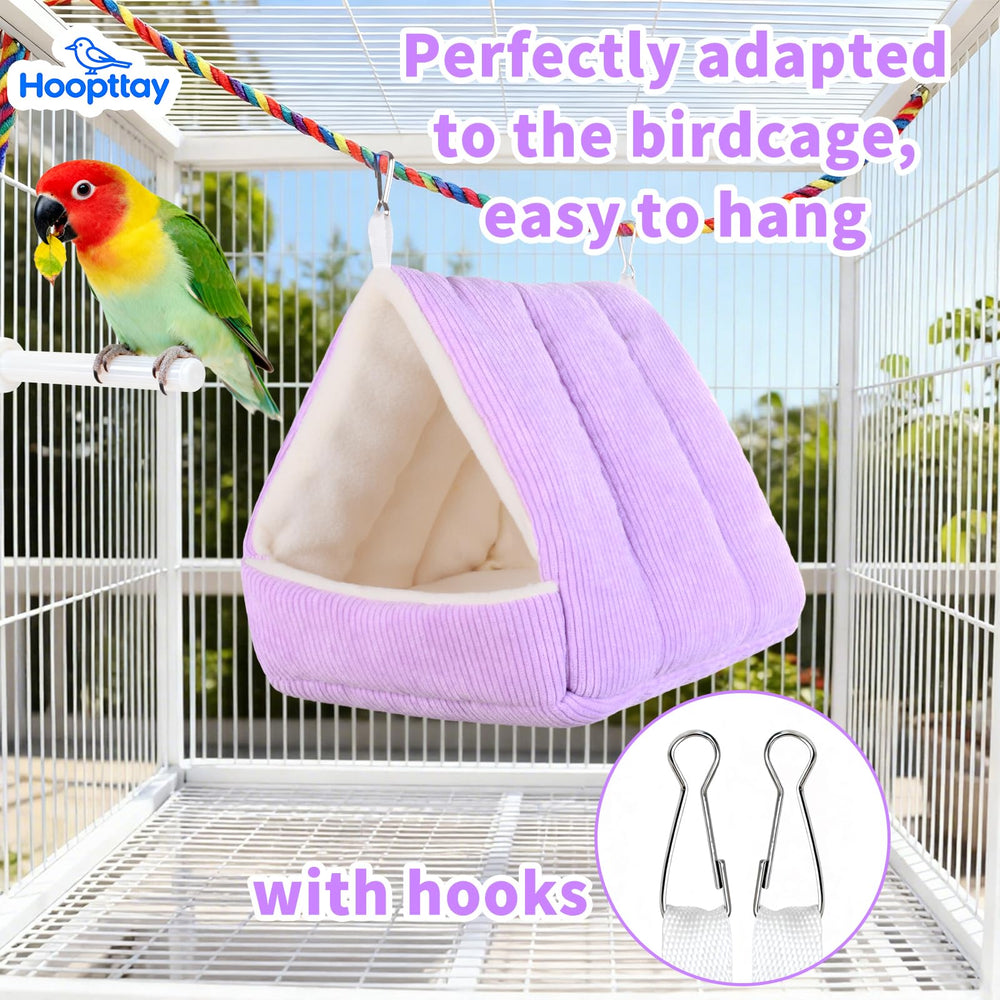 Hoopttay Bird Bed, nido cómodo de 7,5 pulgadas para aves pequeñas.