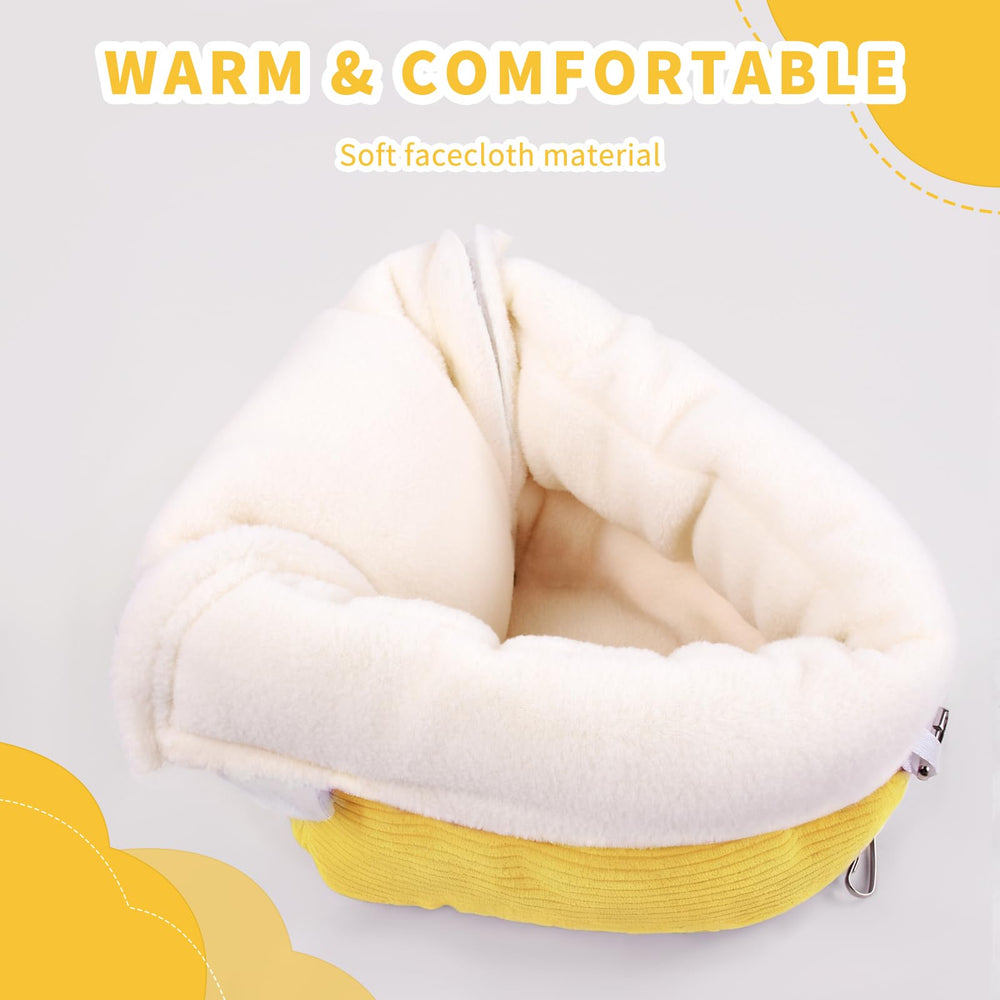Hoopttay cama para aves con cierre rápido, limpieza sencilla.