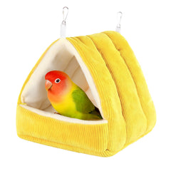 Hoopttay cama Invernal para pájaros en lana, descanso cálido para jaula.