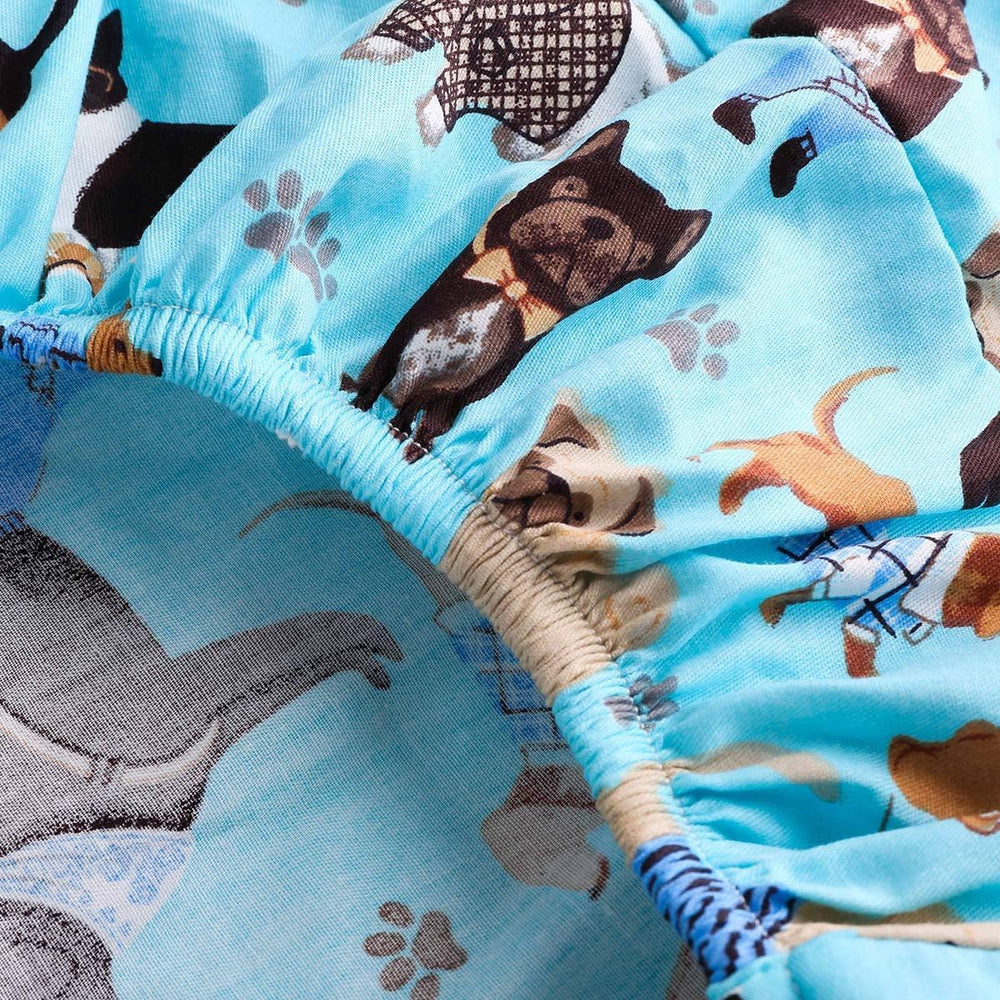 Hoopttay funda cama perro lavable azul, fácil lavado.