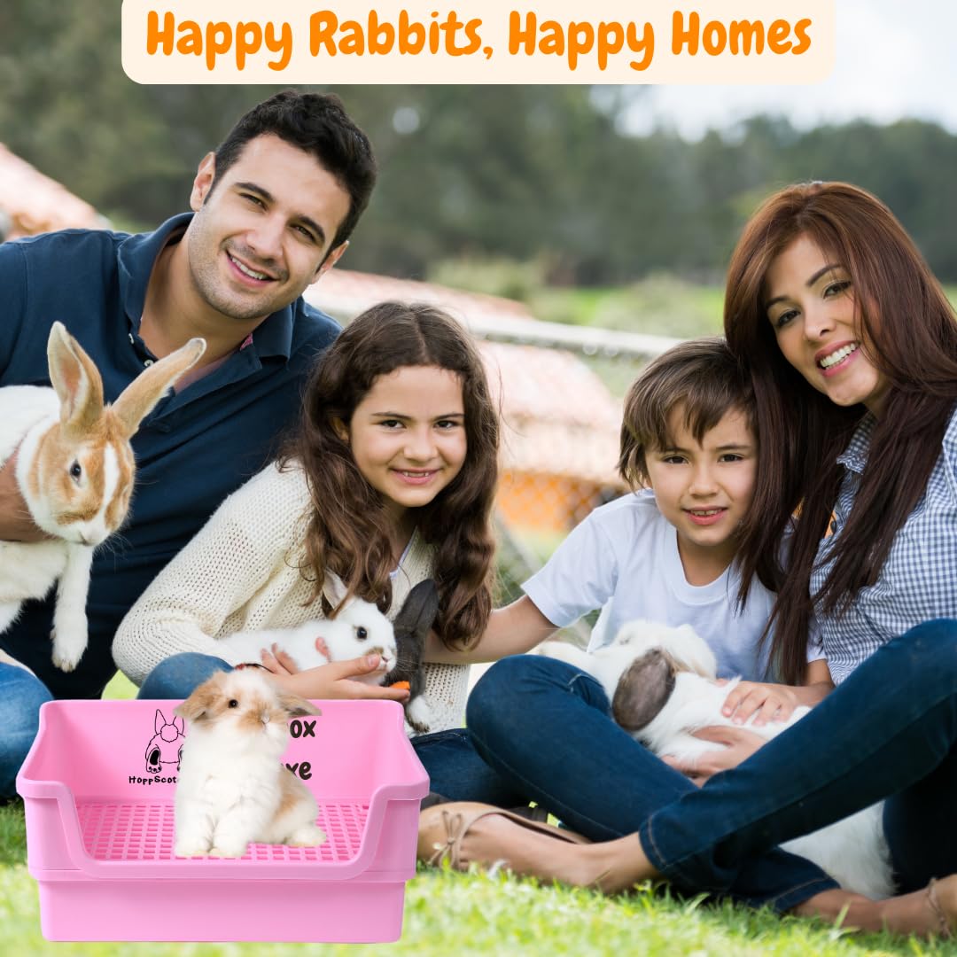 HoppScotch.bun Bumbox Deluxe, rosa suave para crear un rincón agradable para el animal.