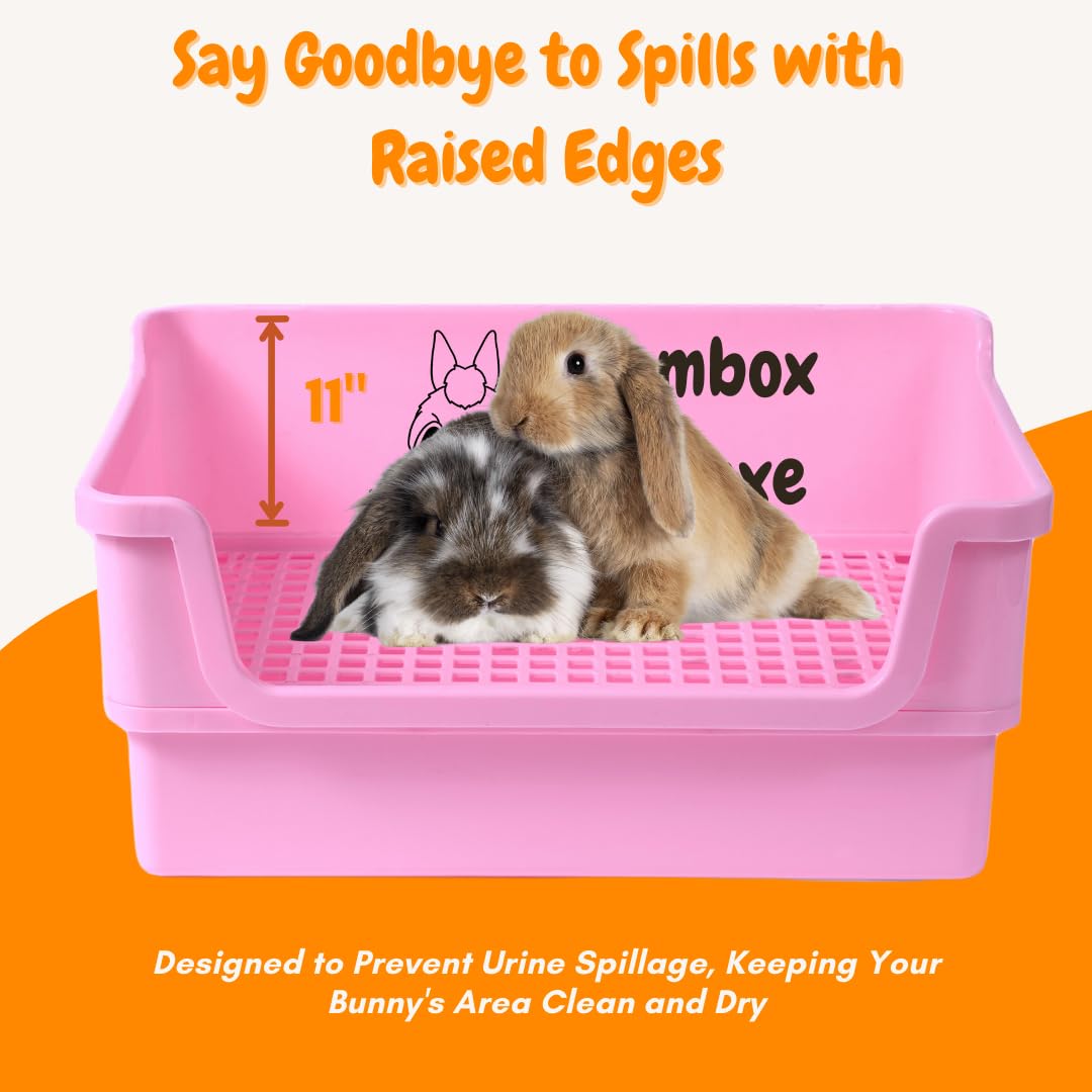 HoppScotch.bun Bumbox Deluxe, ideal para conejos pequeños y mascotas pequeñas en uso diario.