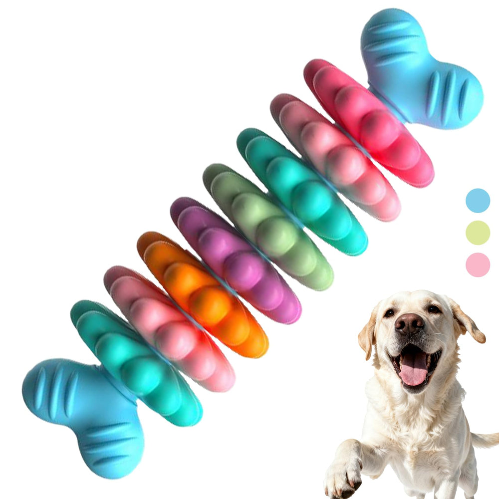 HORIBND Juguete mordedor cachorro-indestructible, ideal para mordidas intensas y juego seguro.