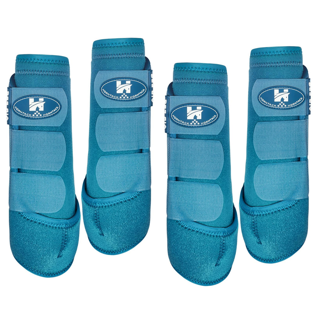Horntack Bota para espinillas Pacífico, vista frontal; protección de tendones durante entrenamiento.