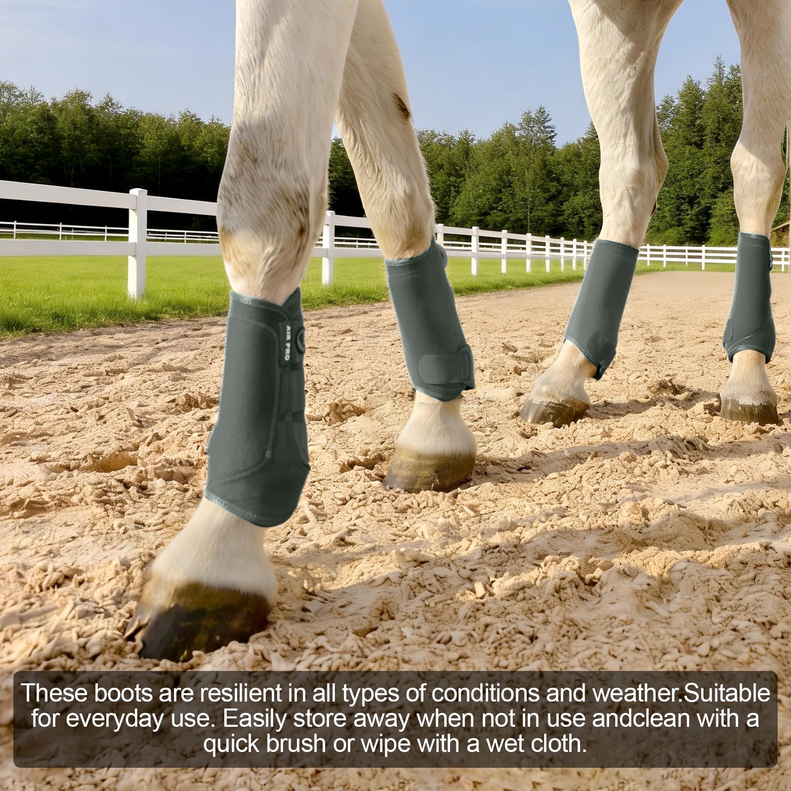 Horntack botas-splint caballo protección de tendones durante movimientos