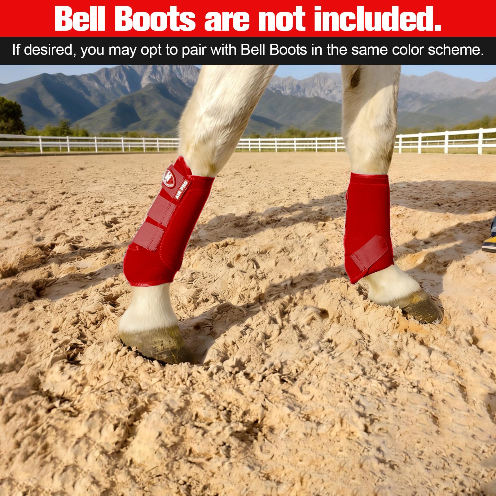 Horntack botas splint caballo uso en entrenamiento y transporte.