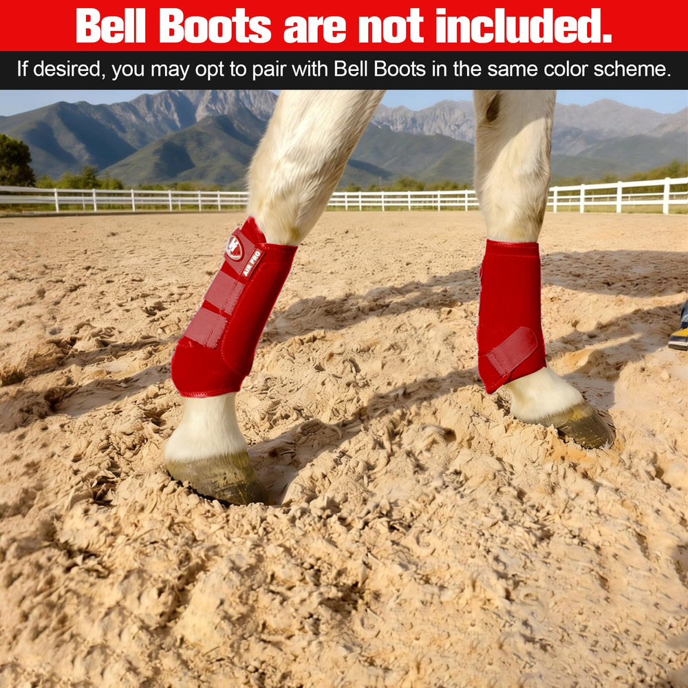 Horntack botas splint caballo uso en entrenamiento y transporte.