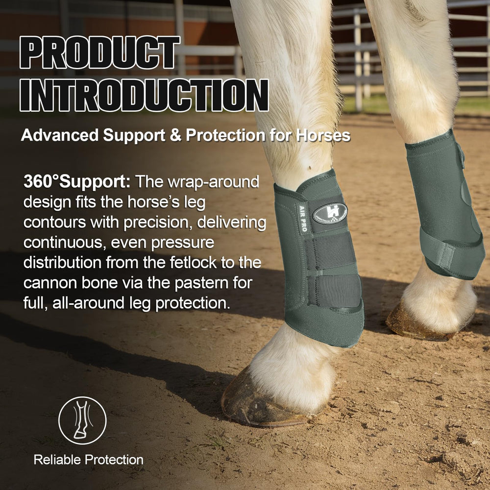 Horntack perforaciones para ventilación y liberación de calor en las botas.