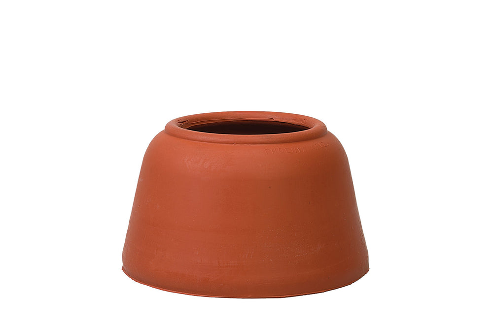 Horse-Craft Pull-On Bell Boots rojas de tamaño mediano protegen el casco sin restringir el movimiento