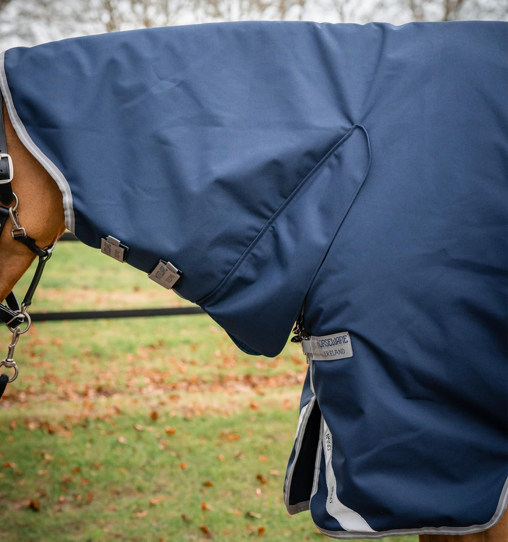 Horseware Amigo 1200D bandas reflectantes para mayor visibilidad.