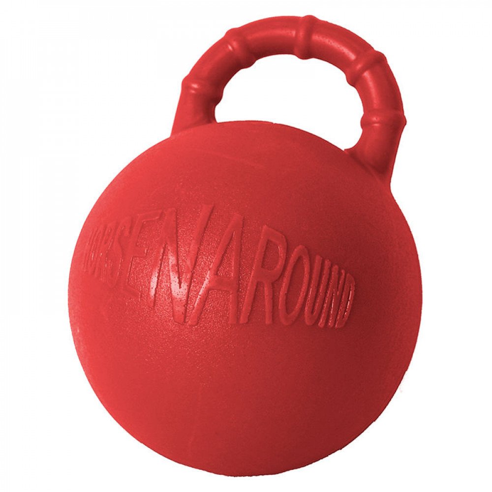 Horze balon juego caballo rojo, perfecto para uso en establo o campo, manteniendo ocupado