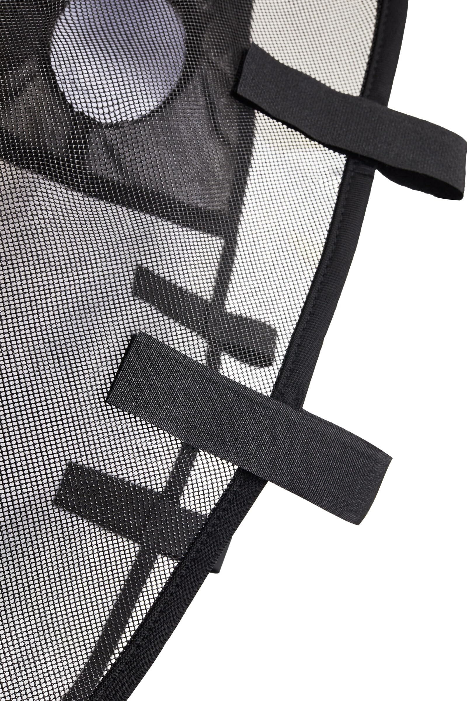 Horze máscara para brida con velcro: ajuste seguro en entrenamientos.
