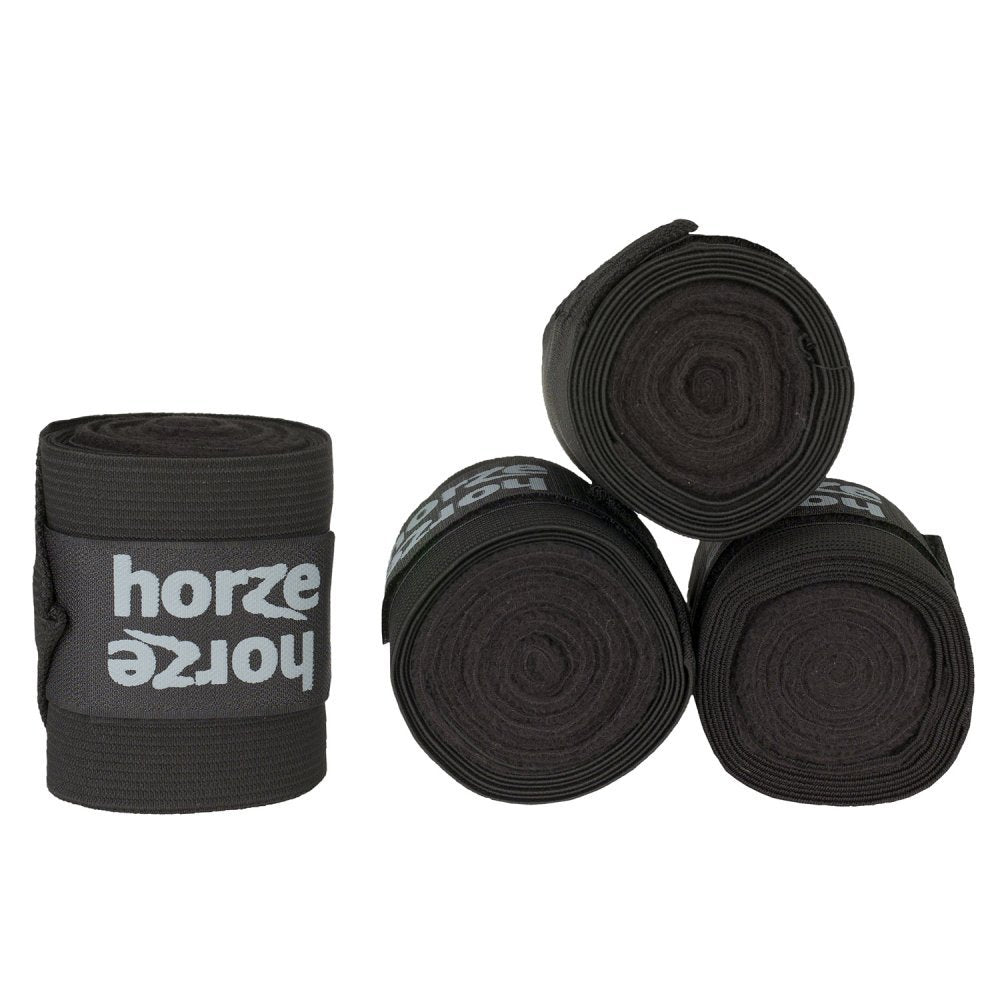 HORZE Nest 10 envolturas de pierna combinadas con forro polar suave para entrenamiento