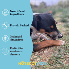 hotspot-pets anillo bully-stick digestible para perros.