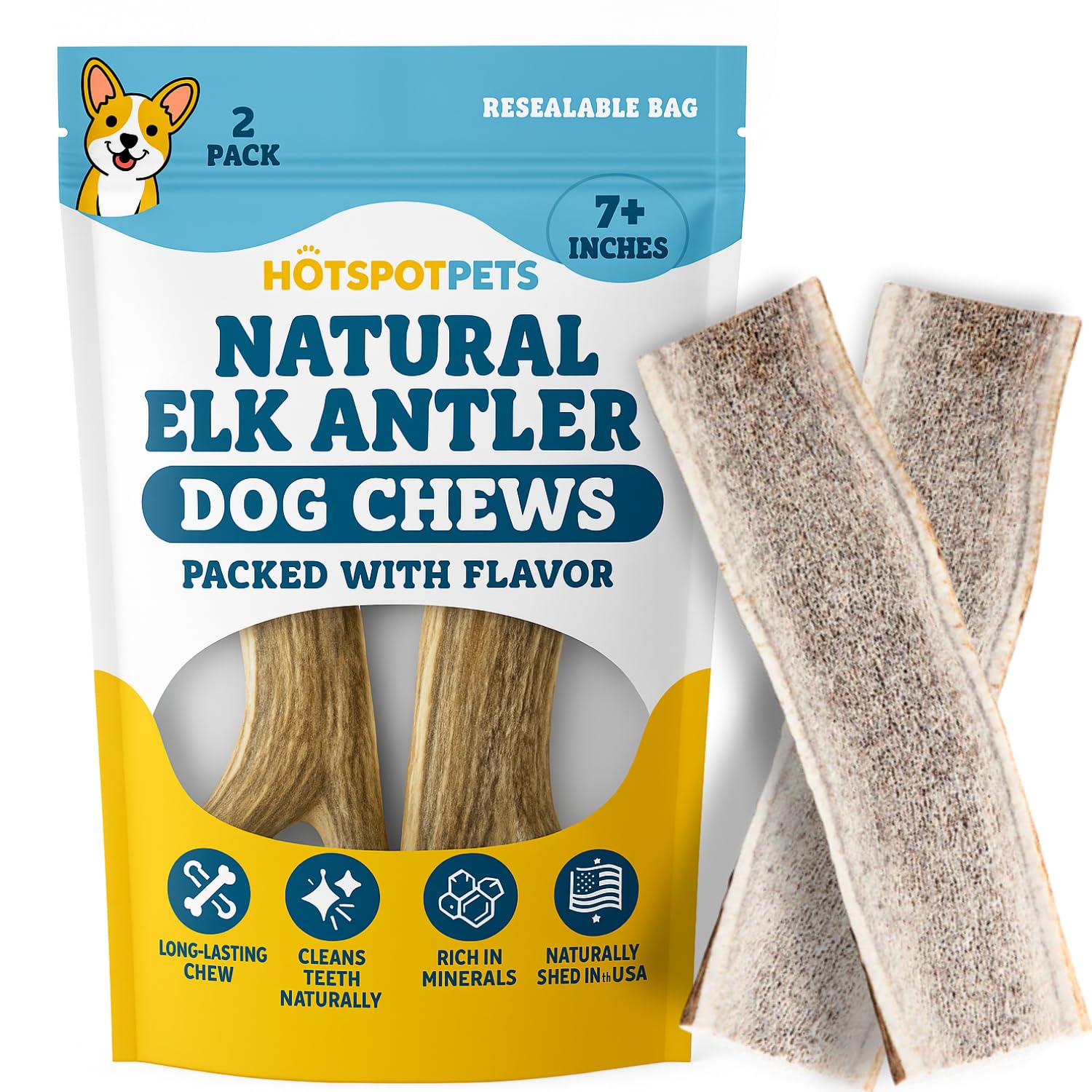 Hotspot Pets fuente natural de calcio y minerales para tu perro.